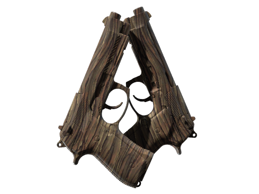 Dual Berettas | Drift Wood float preview