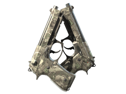 Dual Berettas | Heist float preview
