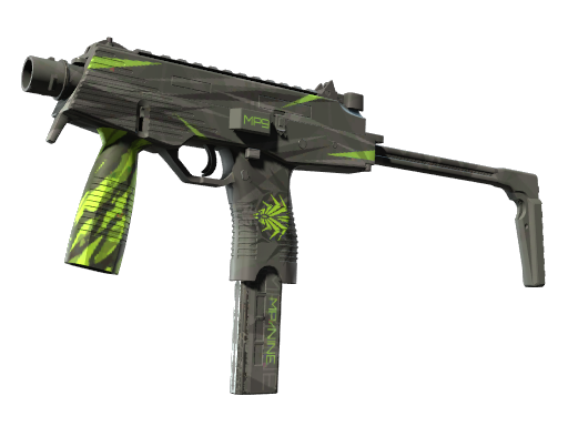 MP9 | Deadly Poison float preview