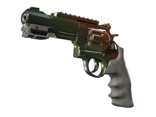 R8 Revolver | Amber Fade float preview