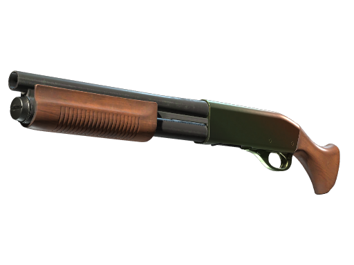 Sawed-Off | Amber Fade float preview
