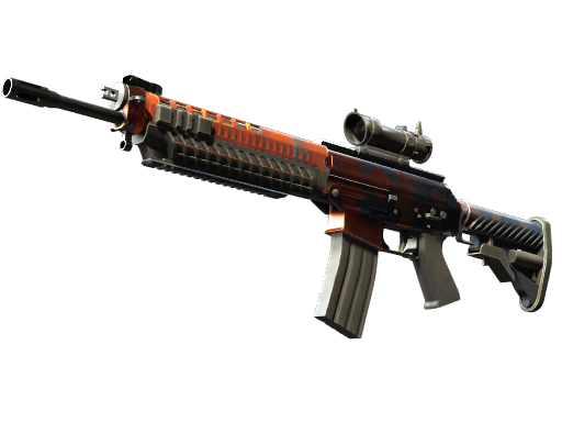 SG 553 | Danger Close float preview