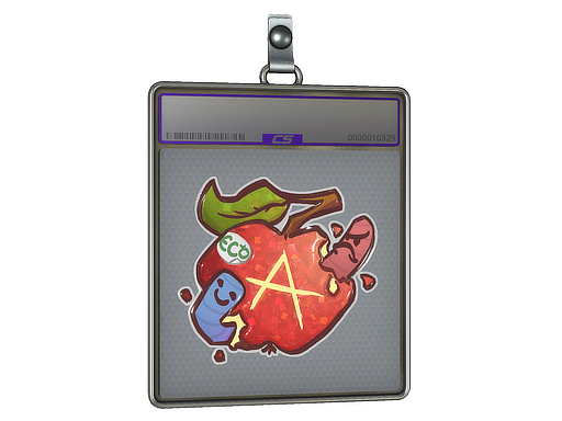 Sticker Slab | Apple A Day (Glitter)