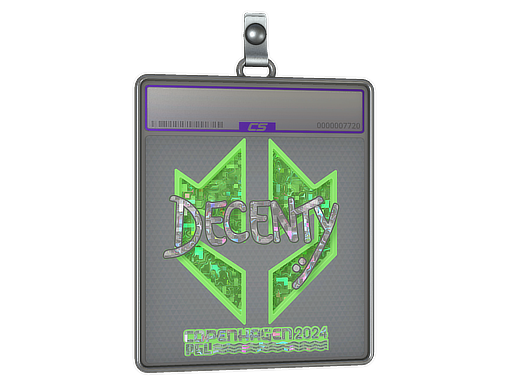 Sticker Slab | decenty (Glitter) | Copenhagen 2024