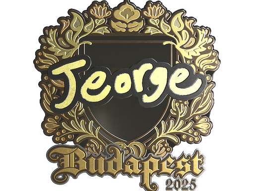 Sticker | jeorge (Gold) | Budapest 2025