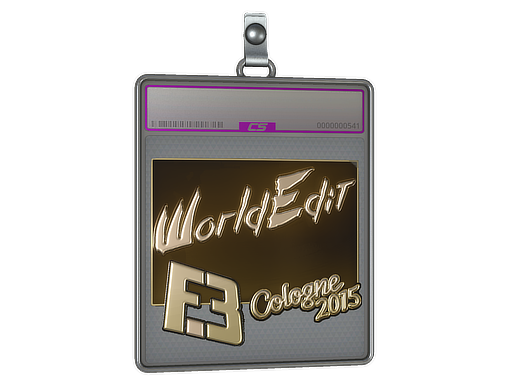 Sticker Slab | WorldEdit (Gold) | Cologne 2015