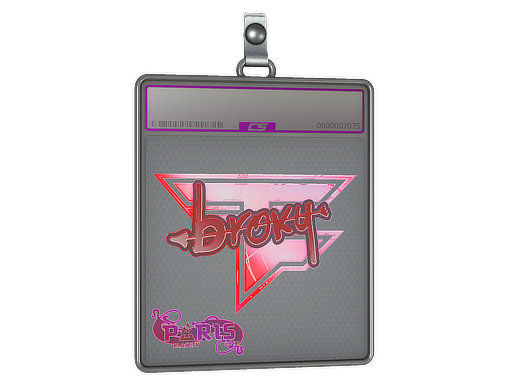 Sticker Slab | broky (Holo) | Paris 2023