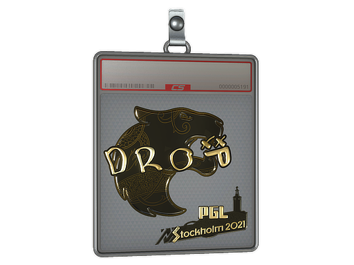 Sticker Slab | drop (Gold) | Stockholm 2021