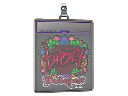 Sticker Slab | broky (Embroidered) | Budapest 2025