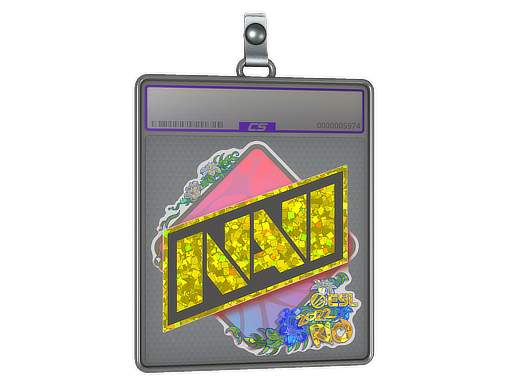 Sticker Slab | Natus Vincere (Glitter) | Rio 2022