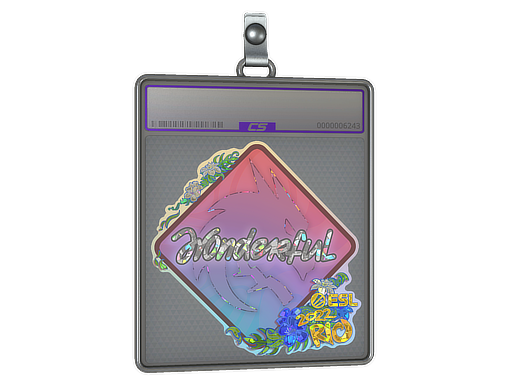 Sticker Slab | w0nderful (Glitter) | Rio 2022