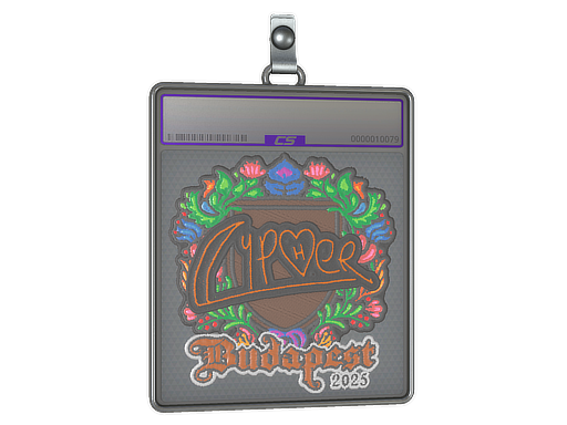 Sticker Slab | Cypher (Embroidered) | Budapest 2025