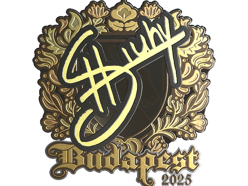Sticker | siuhy (Gold) | Budapest 2025