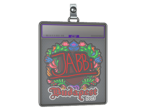 Sticker Slab | jabbi (Embroidered) | Budapest 2025