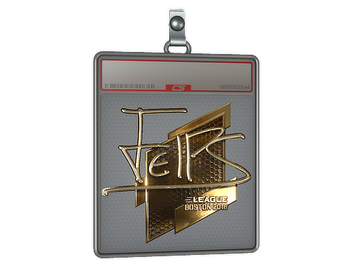 Sticker Slab | felps (Gold) | Boston 2018