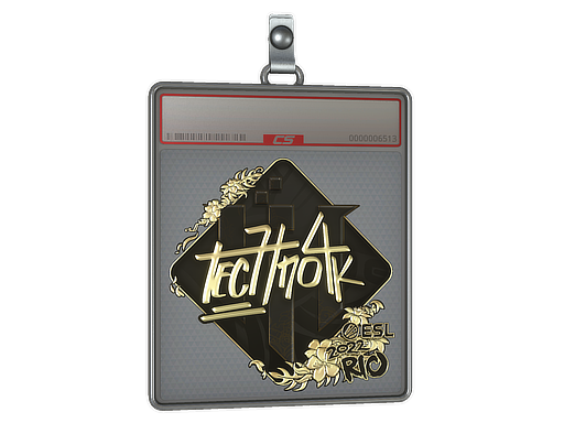 Sticker Slab | Techno4K (Gold) | Rio 2022