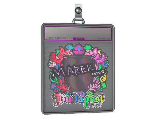 Sticker Slab | Marek (Holo) | Budapest 2025