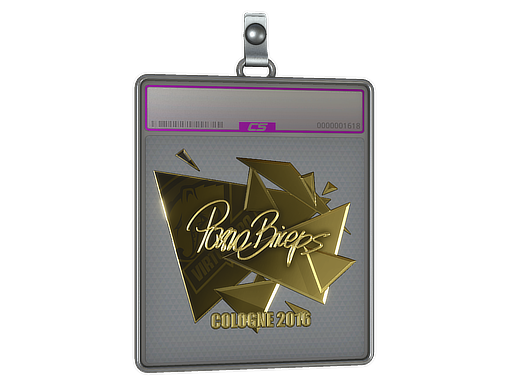 Sticker Slab | pashaBiceps (Gold) | Cologne 2016