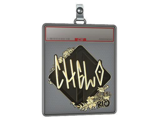 Sticker Slab | chelo (Gold) | Rio 2022