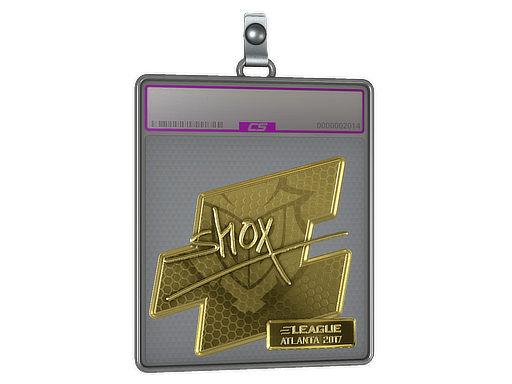 Sticker Slab | shox (Gold) | Atlanta 2017