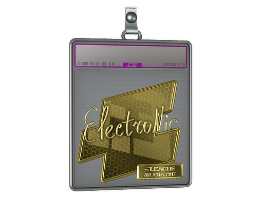 Sticker Slab | electronic (Gold) | Atlanta 2017