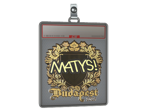 Sticker Slab | MATYS (Gold) | Budapest 2025