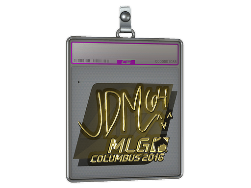 Sticker Slab | jdm64 (Gold) | MLG Columbus 2016