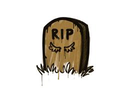 Sealed Graffiti | Tombstone (Desert Amber)