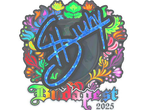 Sticker | siuhy (Holo) | Budapest 2025