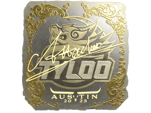 Sticker | Attacker (Gold) | Austin 2025