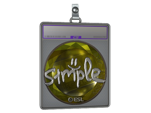 Sticker Slab | s1mple (Foil) | Katowice 2019