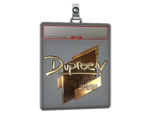 Sticker Slab | dupreeh (Gold) | Boston 2018