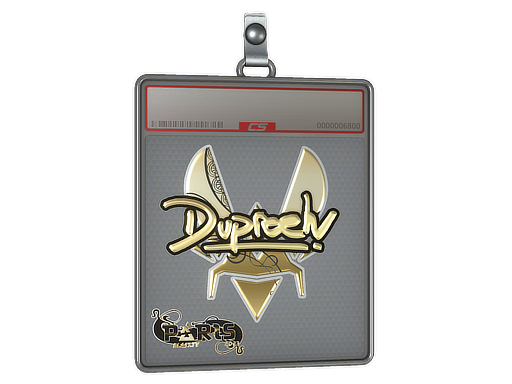 Sticker Slab | dupreeh (Gold) | Paris 2023