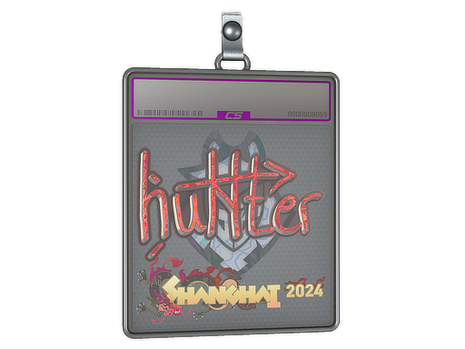 Sticker Slab | huNter- (Holo) | Shanghai 2024
