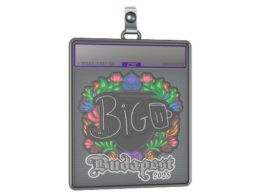 Sticker Slab | biguzera (Embroidered) | Budapest 2025