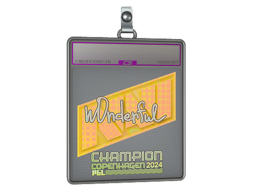 Sticker Slab | w0nderful (Holo, Champion) | Copenhagen 2024
