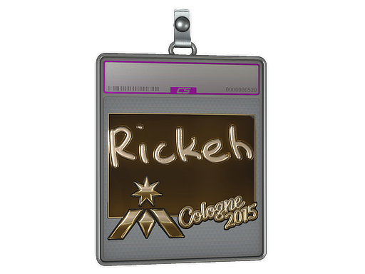 Sticker Slab | Rickeh (Gold) | Cologne 2015