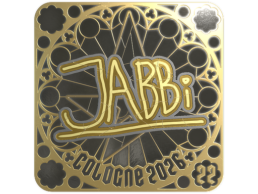 Sticker | jabbi (Gold, Ranked) | Cologne 2026