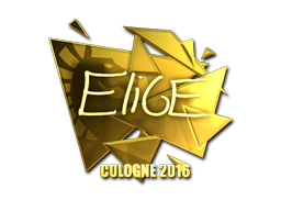 Sticker | EliGE (Gold) | Cologne 2016