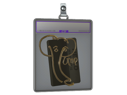Sticker Slab | Hello UMP-45 (Gold)