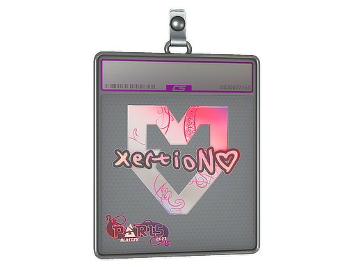 Sticker Slab | xertioN (Holo) | Paris 2023