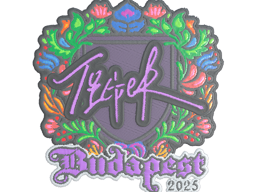 Sticker | Tiger (Embroidered) | Budapest 2025