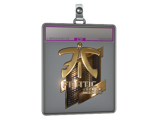 Sticker Slab | Fnatic (Gold) | Boston 2018