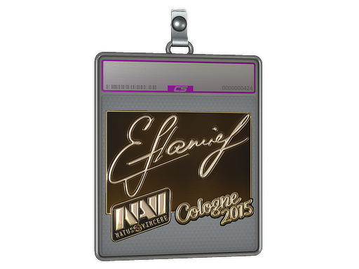 Sticker Slab | flamie (Gold) | Cologne 2015