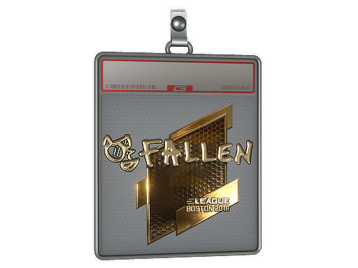 Sticker Slab | FalleN (Gold) | Boston 2018