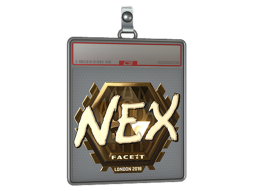Sticker Slab | nex (Gold) | London 2018