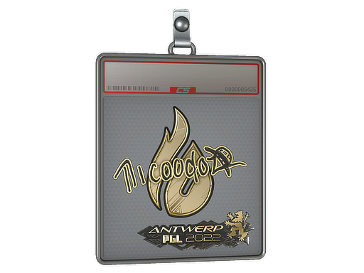 Sticker Slab | nicoodoz (Gold) | Antwerp 2022