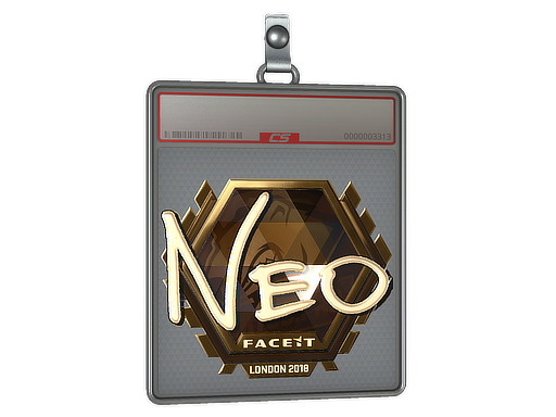 Sticker Slab | NEO (Gold) | London 2018