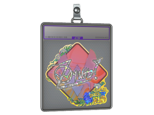 Sticker Slab | ZywOo (Glitter) | Rio 2022