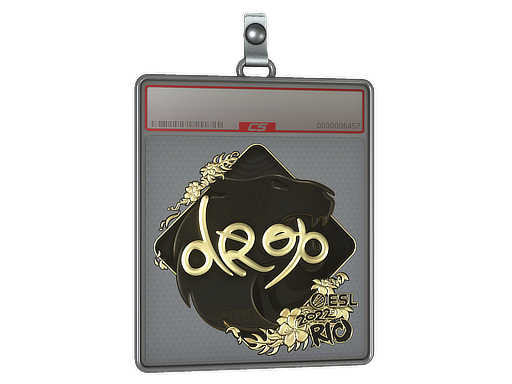 Sticker Slab | drop (Gold) | Rio 2022